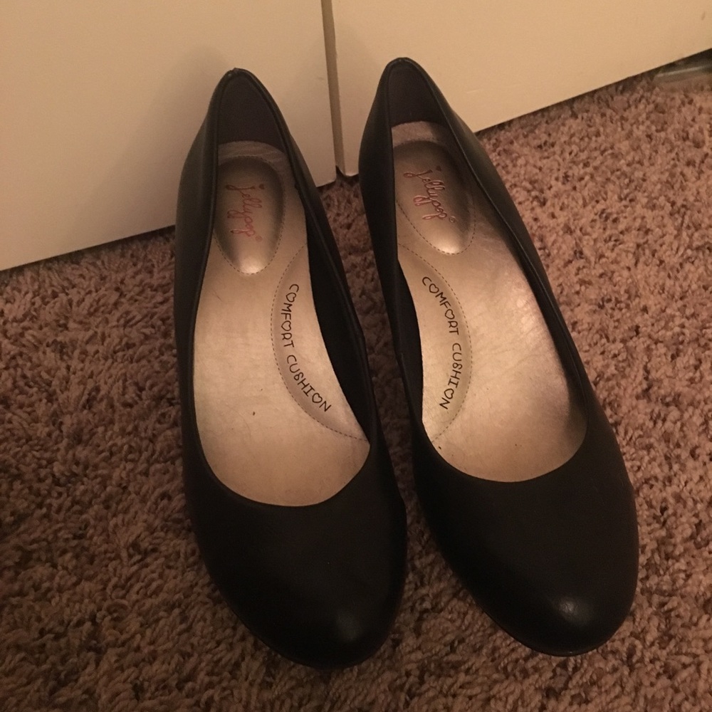 Simple black heels